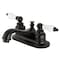 Kingston Brass KB600PL 4-Inch Centerset Bathroom Faucet, Matte Black KB600PL - alternate 1